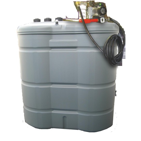Stationäre Dieseltankstelle 1500l mit Aufsatzpumpe 56l/min