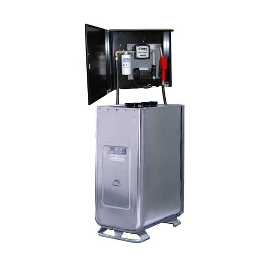 Stationäre Dieseltankstelle 1000l inkl. Automatik-Zapfpistole 