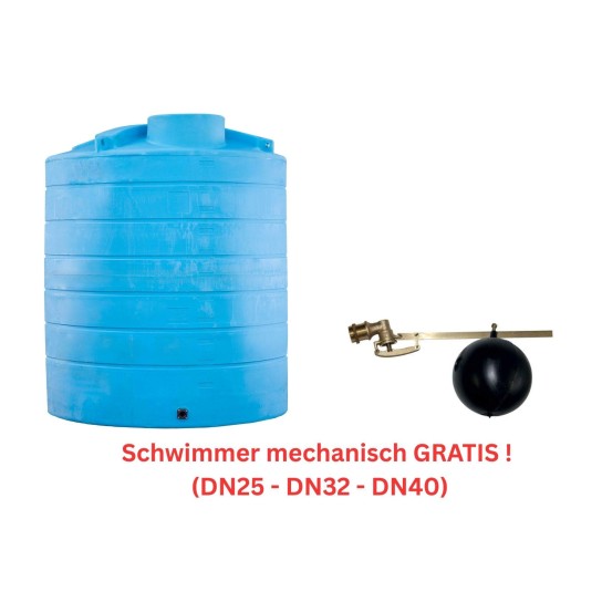 Wassertank 12500 Liter Schwimmer GRATIS