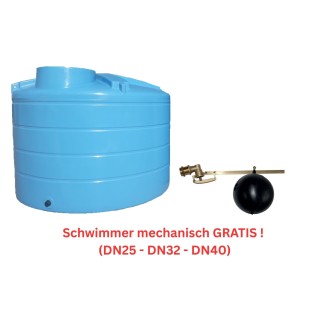 Wassertank 7000 Liter - PREMIUM Schwimmer Gratis