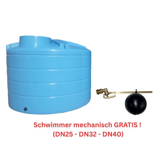 Wassertank 7000 Liter - PREMIUM Schwimmer Gratis