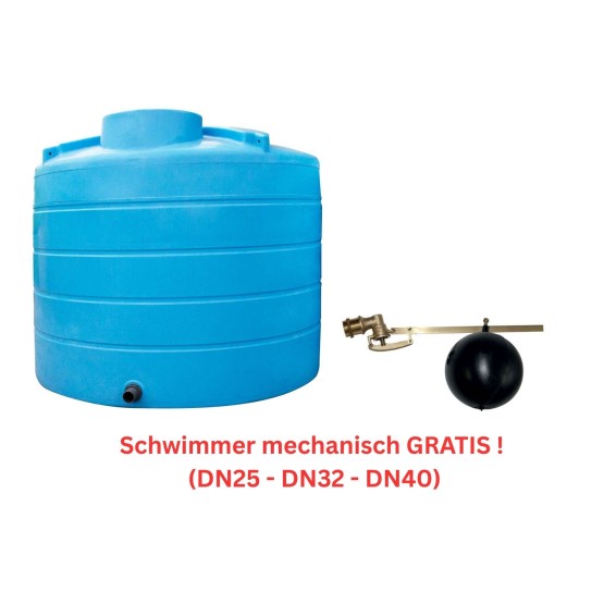 Wassertank 8000 Liter - PREMIUM Schwimmer mechanisch GRATIS !