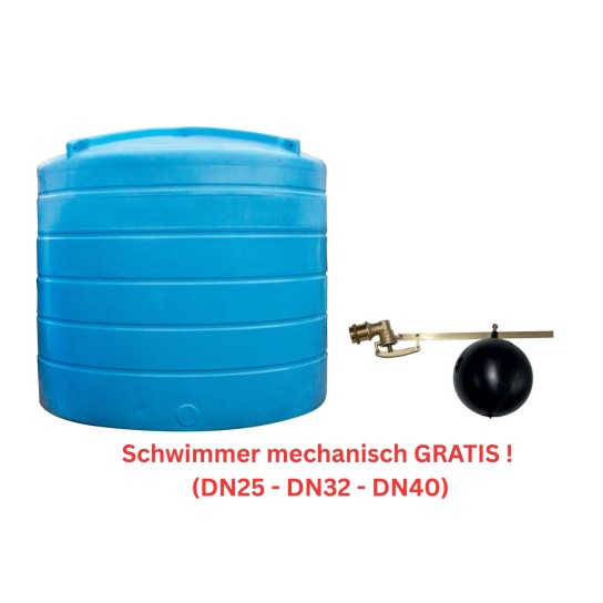 Wassertank  9000 Liter - PREMIUM Schwimmer gratis