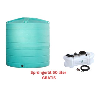 Flüssigdüngertank 10200 Liter - PREMIUM Sprühgerät 60 liter 
GRATIS
