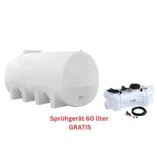 Flüssigdüngertransportfass 8000 L - BASIC Sprühgerät 60 liter  GRATIS