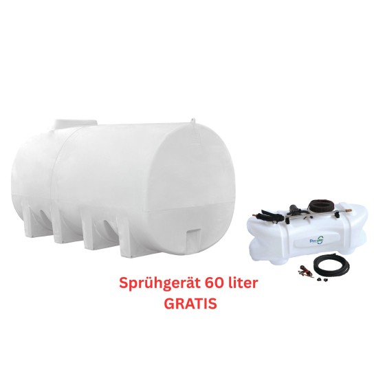 Flüssigdüngertransportfass 8000 L - BASIC Sprühgerät 60 liter  GRATIS