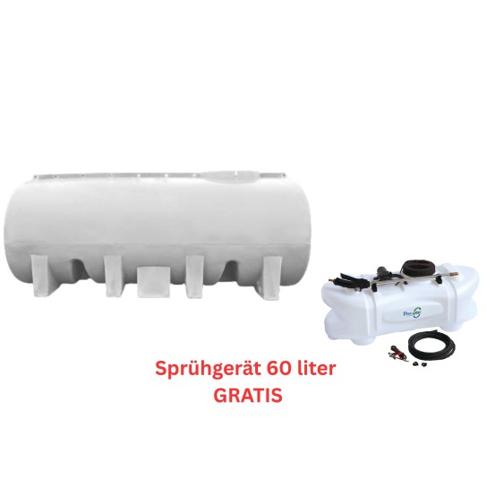 Flüssigdüngertransportfass 10.000 L Sprühgerät 60 liter 
GRATIS