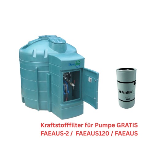 Dieseltankstelle 5000 Liter Kraftstofffilter für Pumpe GRATIS
