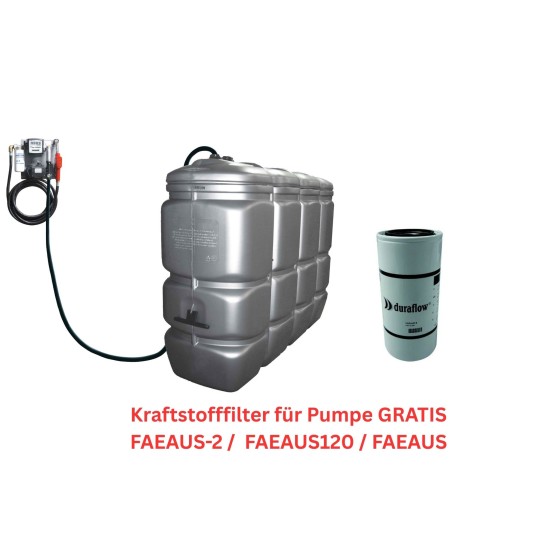 Dieseltank 2000l filter gratis