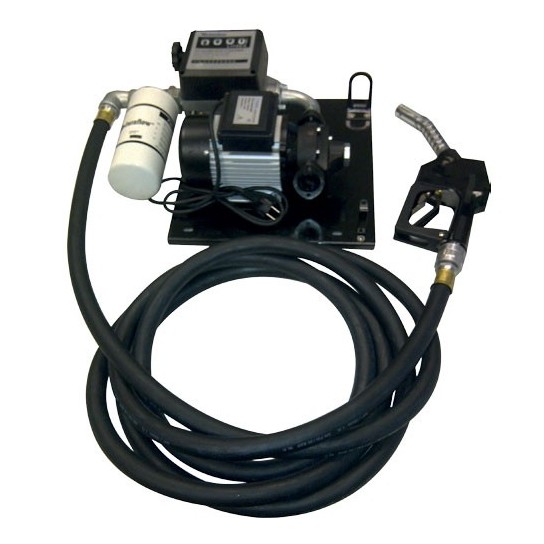 Cuve à fioul 1500L avec pompe 60L/min et station murale