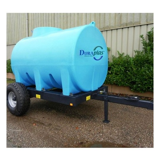 Cuve à eau 5000 L, tonne à eau plastique, tonne à eau sur roue - Duraplas