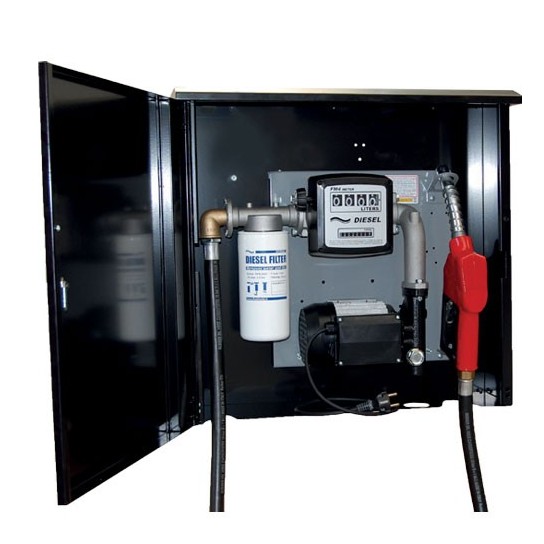 Station murale avec armoire 