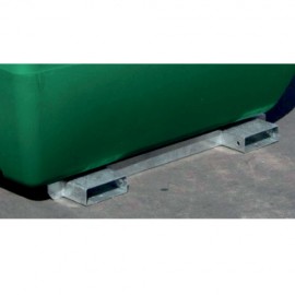 Châssis galvanisé pour cuve de transport fioul 400L