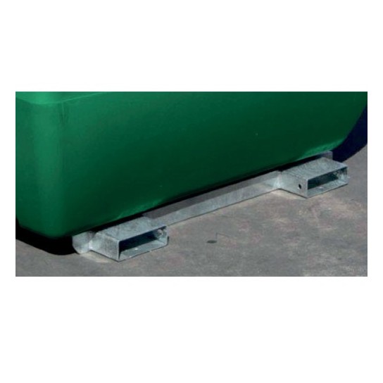 Châssis galvanisé pour cuve de transport fioul 400L