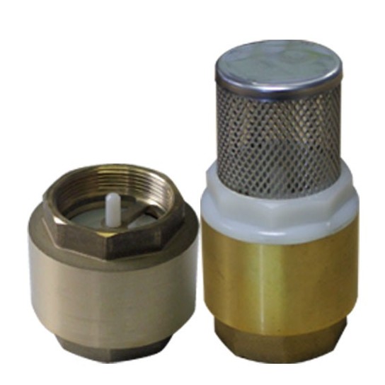 Clapet anti retour laiton + crépine 26x34