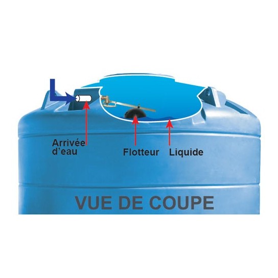 Flotteur DN32 pour cuve de stockage