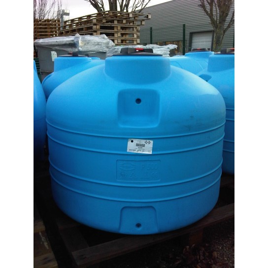 Cuve 500l de stockage d'eau, citerne de stockage 500 L  - Duraplas
