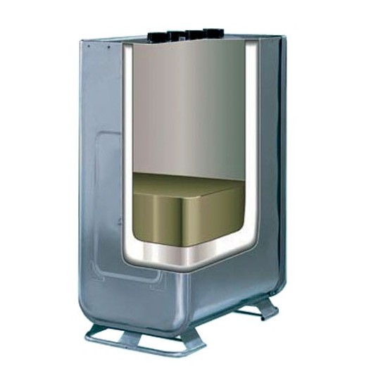 Cuve a fioul 1000l avec station murale - Duraplas