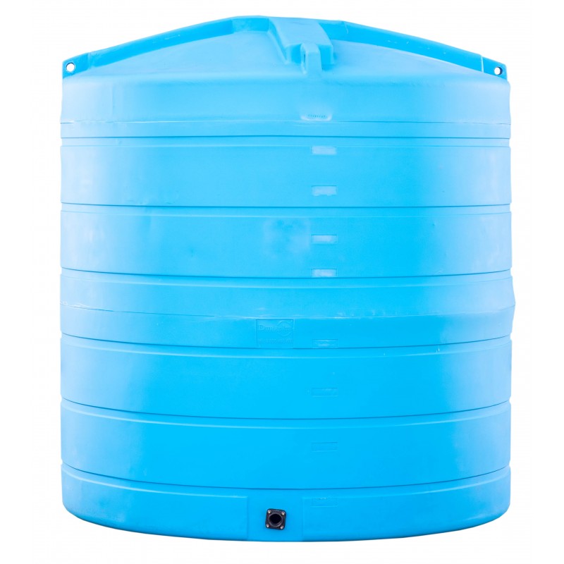 Cuve de stockage d'eau 10000 litres noire, cuve à eau PVC noir