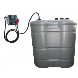 Cuve à fioul 1000L avec pompe 60L/min et station murale