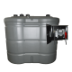 Cuve à fioul 1000L avec pompe 60L/min et armoire murale 