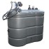 Cuve à fioul 1000L avec pompe 56L/min