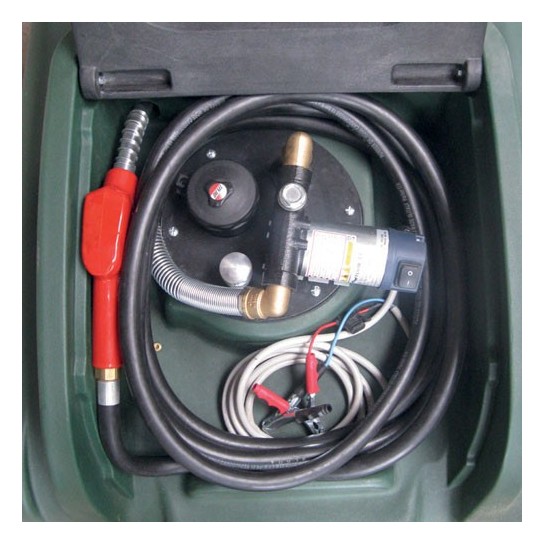 Cuve de transport fioul 400L avec couvercle 40L/min