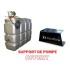 CUVE FIOUL 2000 L AVEC SUPPORT DE POMPE