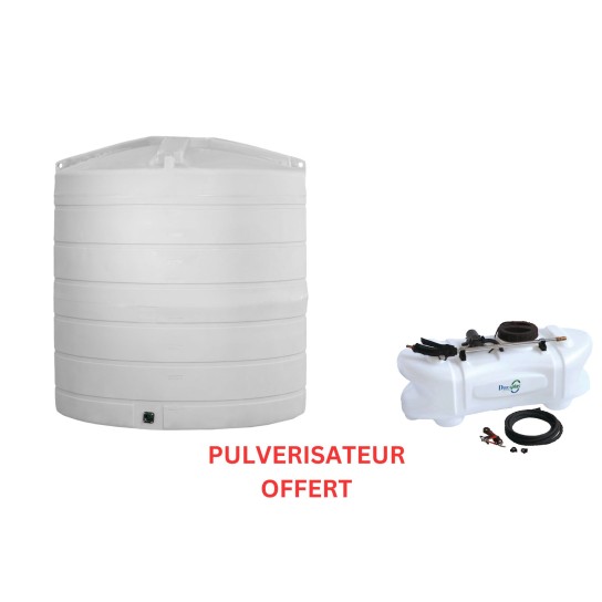 Cuve stockage engrais 10200L - BASIC avec pulvérisateur offert