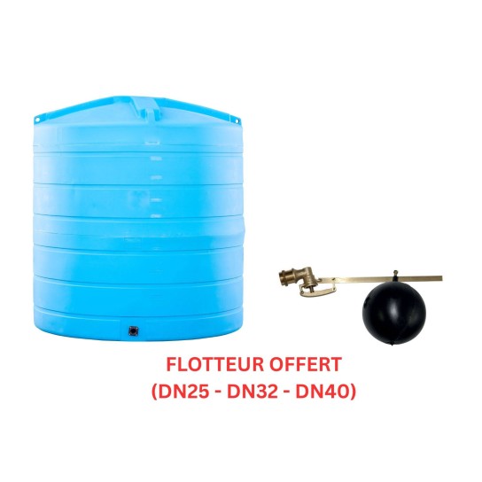 Cuve 10000 litres, Cuve stockage eau 10000 litres - PREMIUM avec flotteur offert