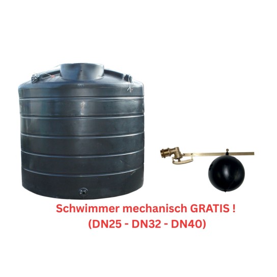 Cuve Stockage d'eau 9000 litres, gamme basic - DURAPLAS