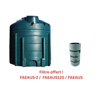 Cuve à fioul 5000L avec filtre offert