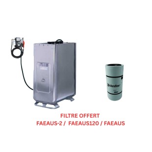 Cuve à fioul COMBI 1000L + station murale avec FILTRE OFFERT
