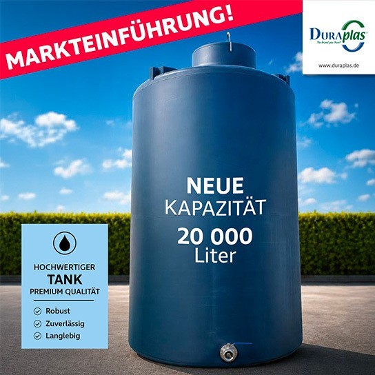 Cuve 20m3, Cuve stockage eau 20000l - Duraplas